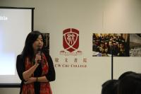 Professor Esther Cheung spoke on ‘Hong Kong as an (In)visible City’, through showing many photos and pictures by modern hands